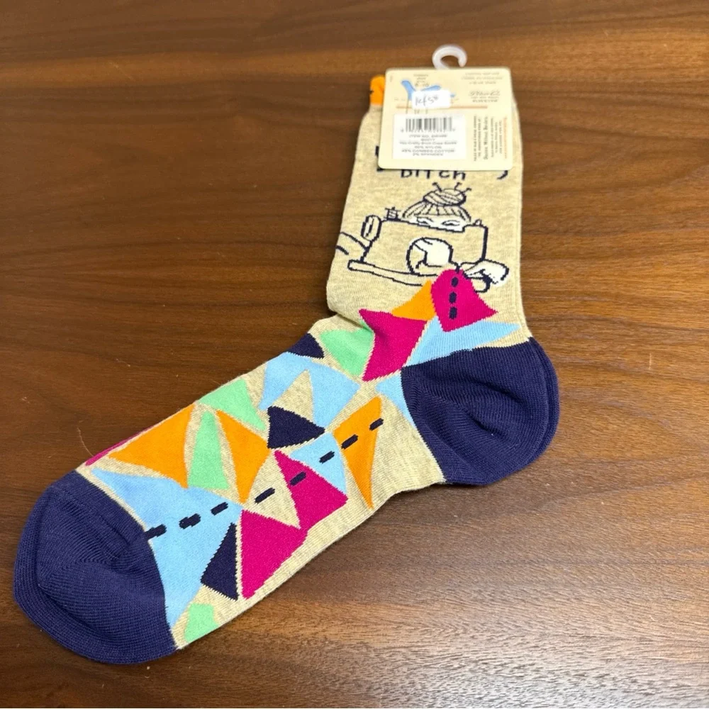 NWT Womens Cotton Crew Socks Funny Naughty Cartoon Novelty Dress Work Socks 5-10